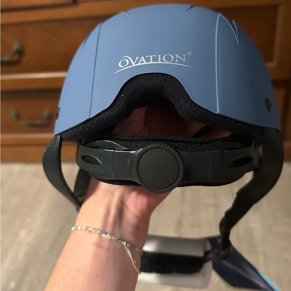 Blue Ovation Riding Helmet - Picture 3 of 5